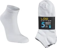 Seger Unisex Low Cotton Sock 5-pack Seger Unisex Low Cotton Sock 5-pack