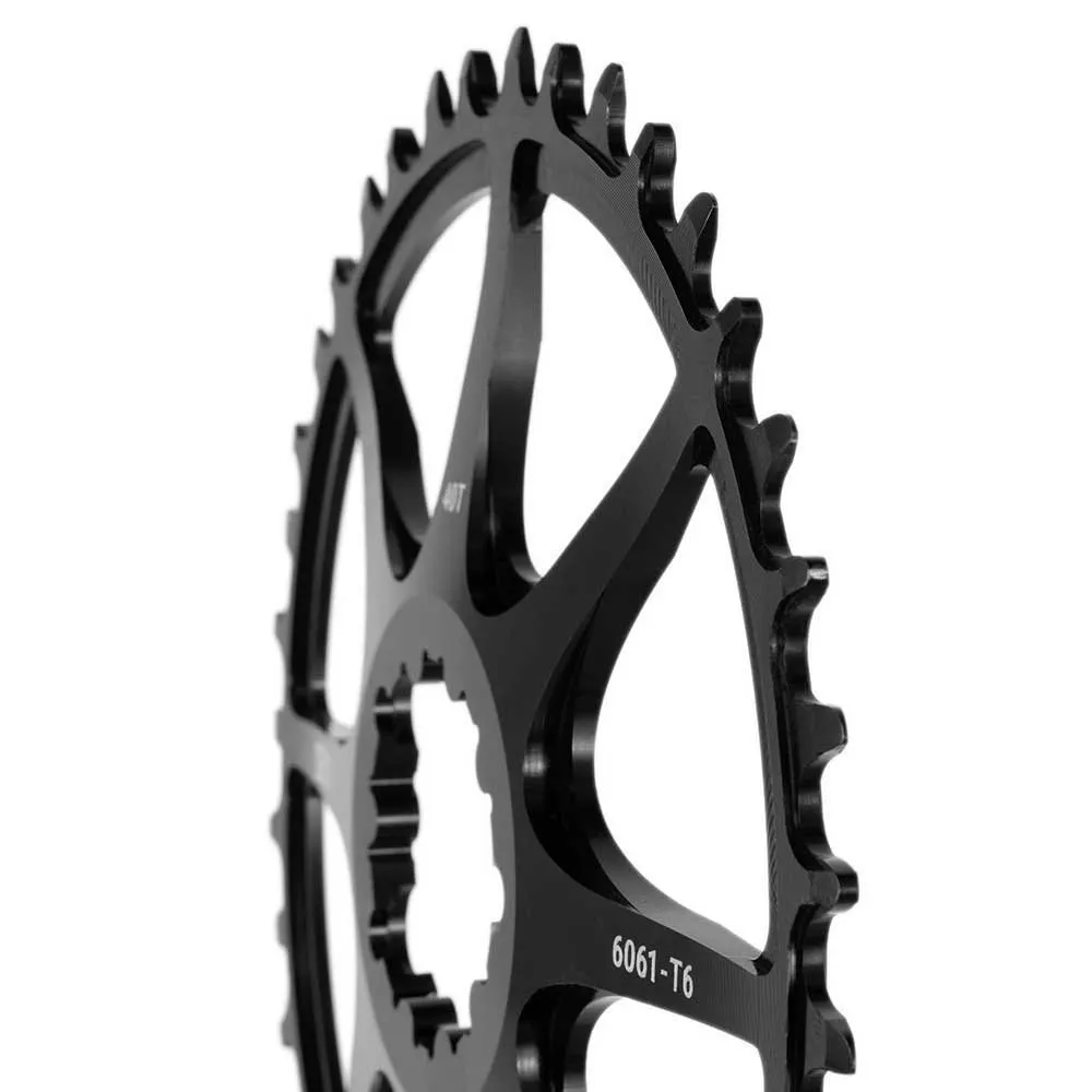 SEIDO Coil Dm 6 Mm Offset Kedjehjul, Black, 40t