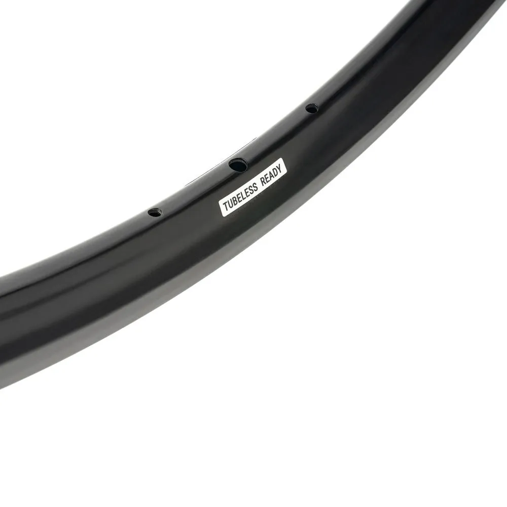 SEIDO Geon Thru-axle Disc Tubeless Fälg, Black, 28"- 700 28H