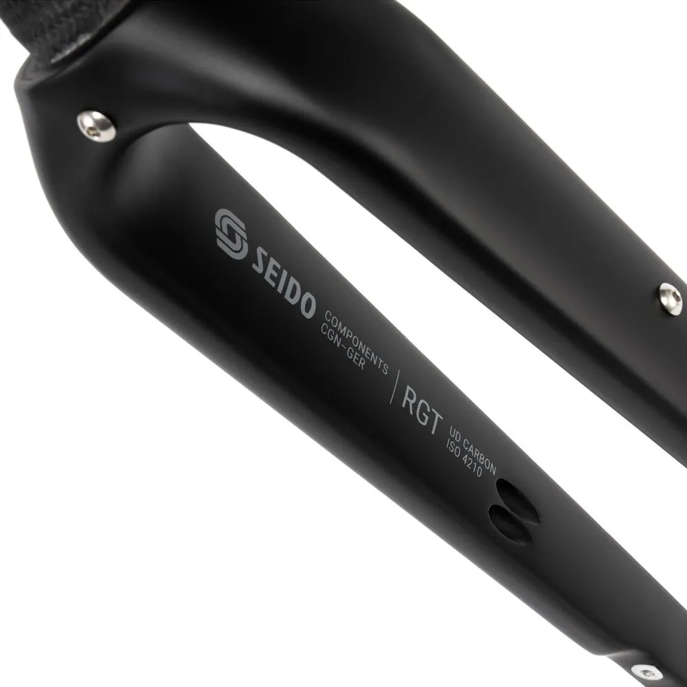SEIDO RGT Carbon Gabel, Black, 27.5-29", Rigid