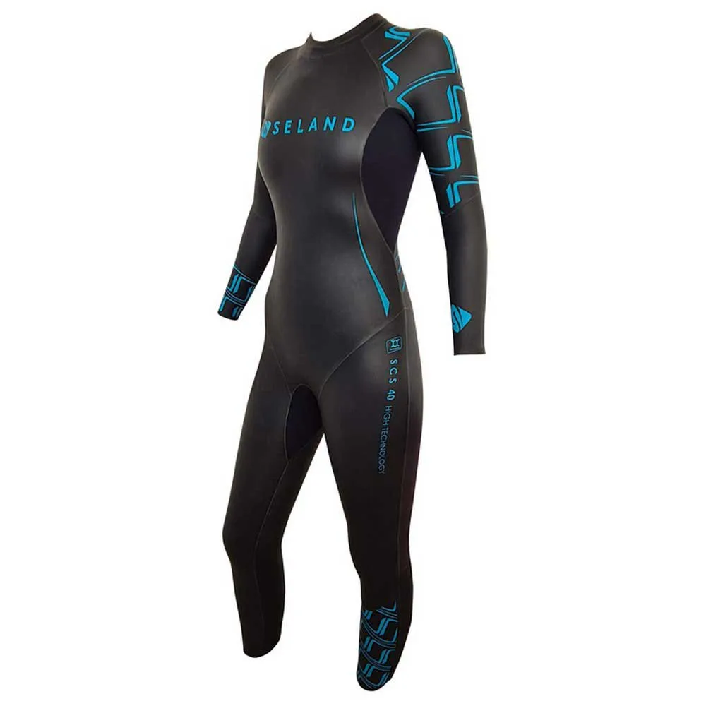 Seland H.qs-40 Triathlon Woman Långärmad Neopren Våtdräkt unisex