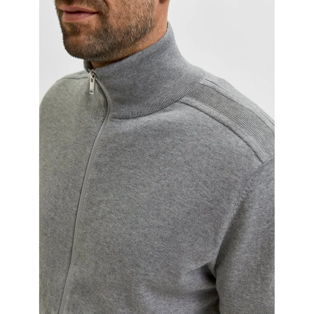 Select Slhberg Jacka Refurbished male, Medium gray melange