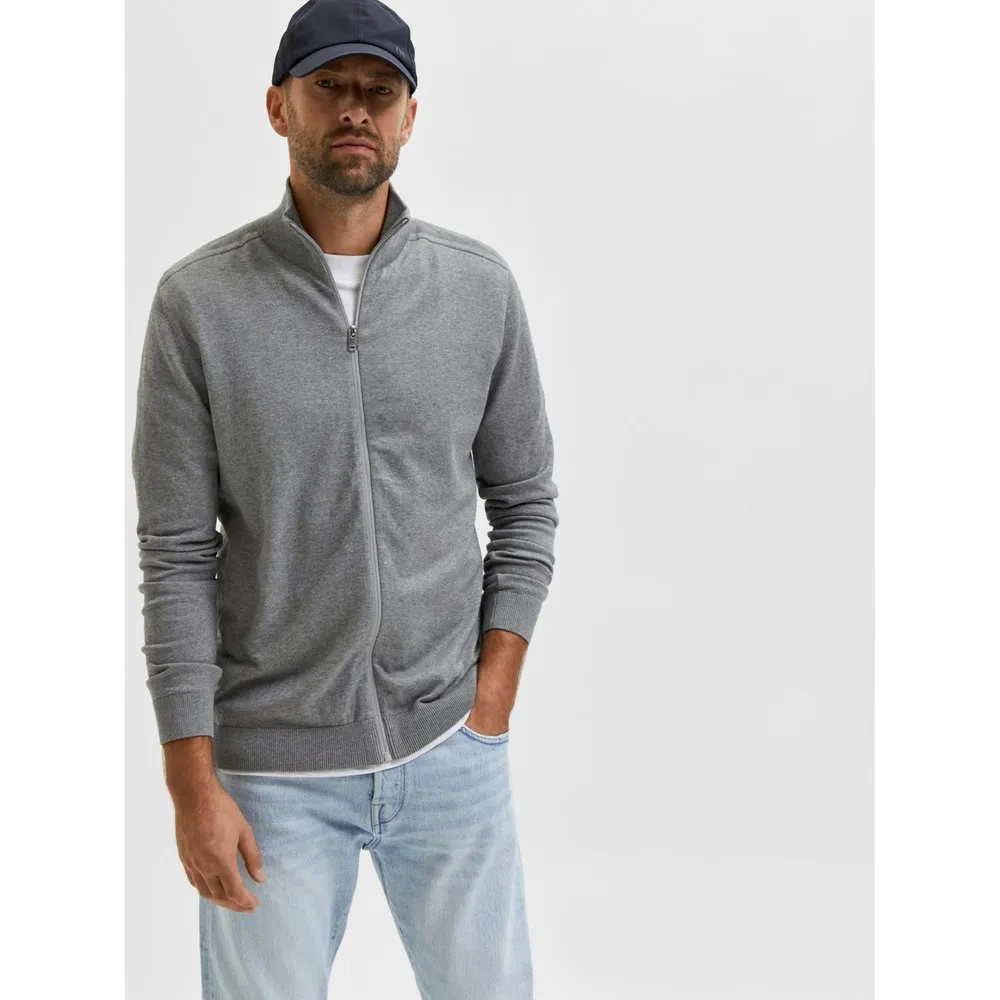 Select Slhberg Jacka Refurbished male, Medium gray melange