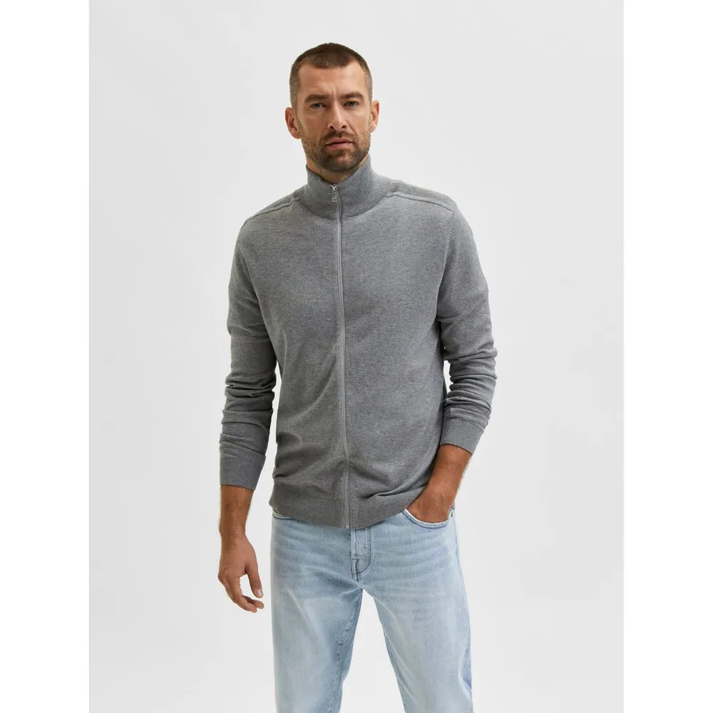 Select Slhberg Jacka Refurbished male, Medium gray melange