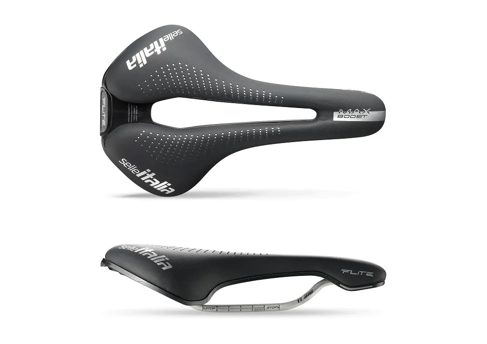 Selle Italia MaxFlite Boost Gel SF Sadel, Black, 155mm