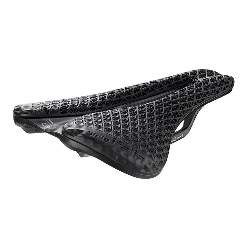 Selle Italia Novus Boost 3d Evo Superflow Cykelsadel, Black, 145mm