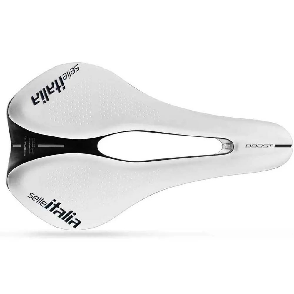 Selle Italia Novus Evo Boost Kc Sf L Crb Ltd Cykelsadel, White, 145mm Selle Italia Novus Evo Boost Kc Sf L Crb Ltd Cykelsadel, White, 145mm