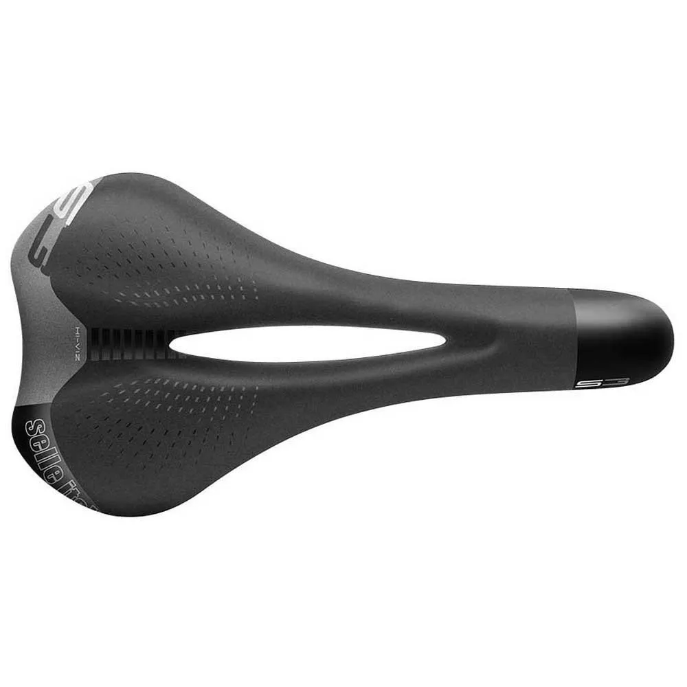 Selle Italia S3 Flow Cykelsadel, Black, S Selle Italia S3 Flow Cykelsadel, Black, S