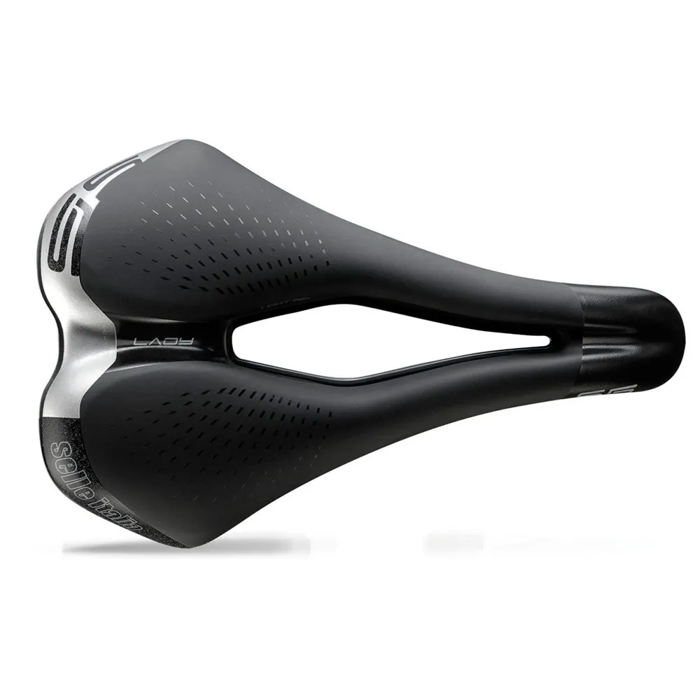 Selle Italia S5 Woman Superflow Cykelsadel, Black, 145mm