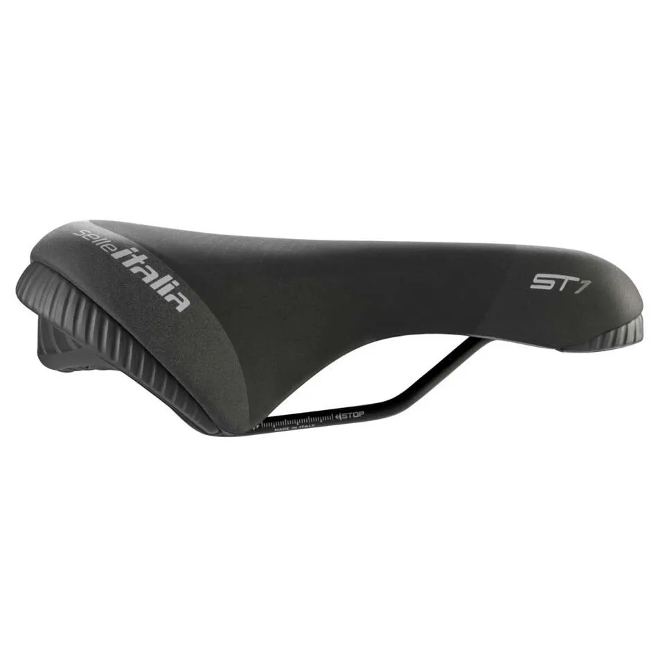 Selle Italia St 1 L Cykelsadel, Black, 166mm Selle Italia St 1 L Cykelsadel, Black, 166mm