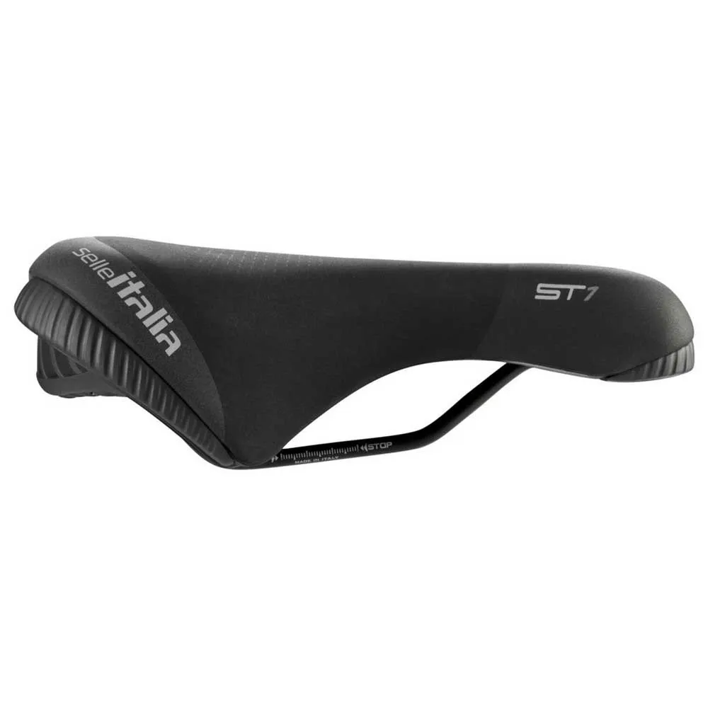 Selle Italia St 1 Superflow L Cykelsadel, Black, 166mm Selle Italia St 1 Superflow L Cykelsadel, Black, 166mm