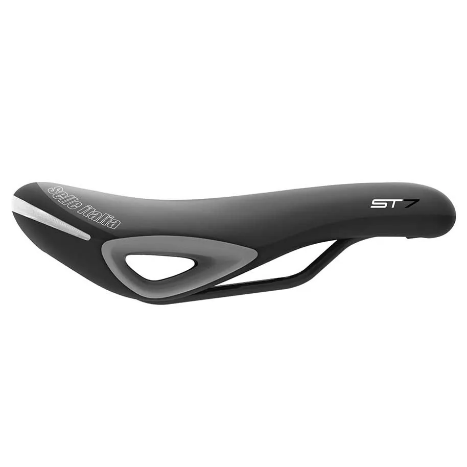 Selle Italia St7 Vision Superflow Cykelsadel, Black, L Selle Italia St7 Vision Superflow Cykelsadel, Black, L