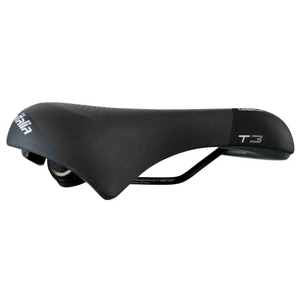 Selle Italia T 3 S Cykelsadel, Black, 210mm