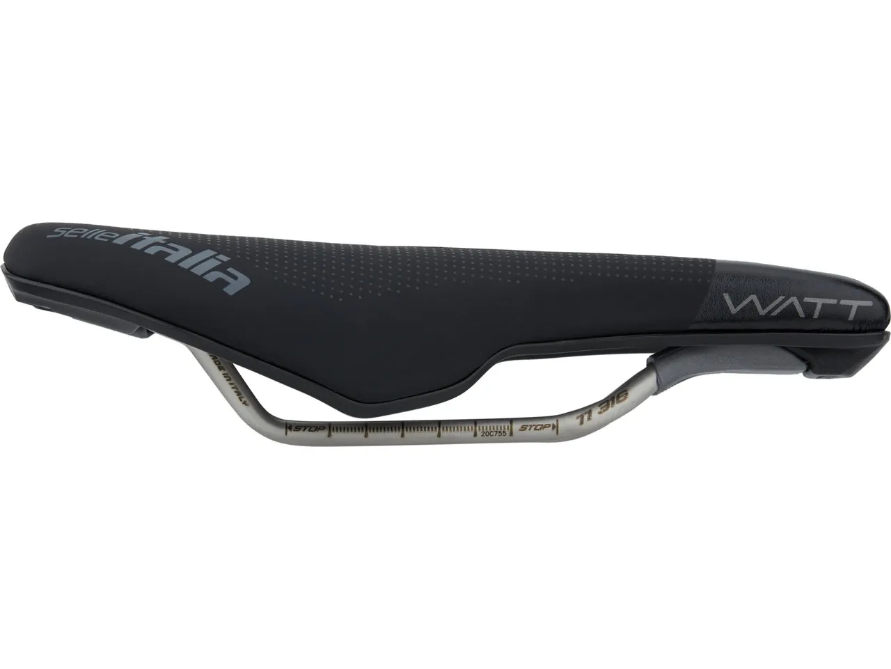 Selle Italia Watt TI316 Gel Superflow Sattel, Black