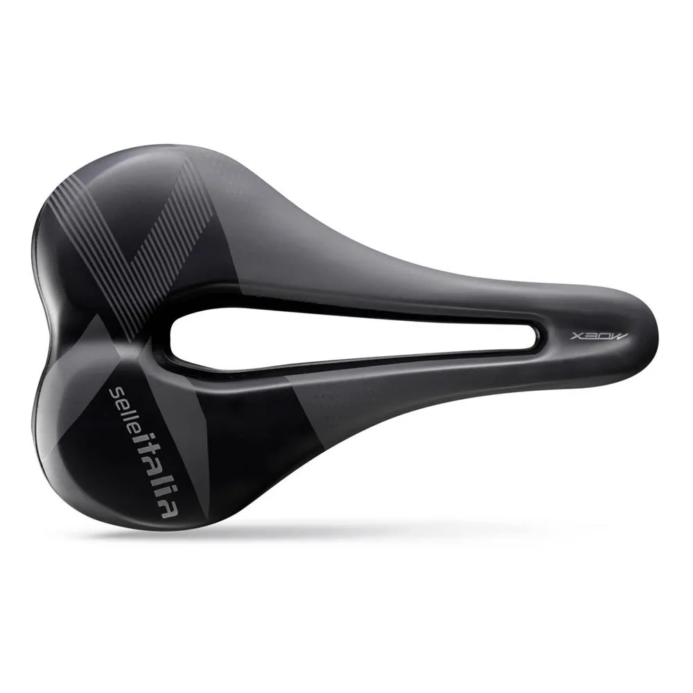 Selle Italia X-bow Superflow Ti316 S3 Cykelsadel, Grey / black, 145mm