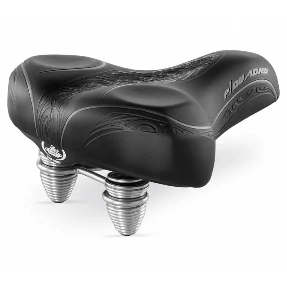 Selle Montegrappa P!quadro Cykelsadel, Black, 235mm