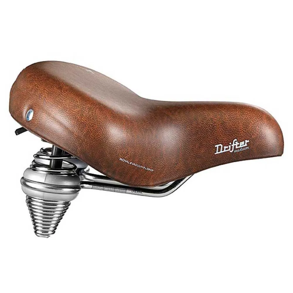 Selle Royal Drifter Small Cykelsadel, Brown / brown, 221mm