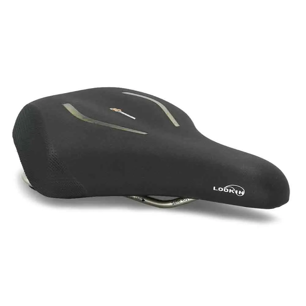 Selle Royal Lookin Evo Stracciatella Relaxed Cykelsadel, Black, 223mm