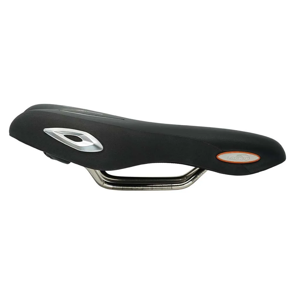 Selle Royal Lookin Stracciatella Athletic Cykelsadel, Black, 279 x 160mm