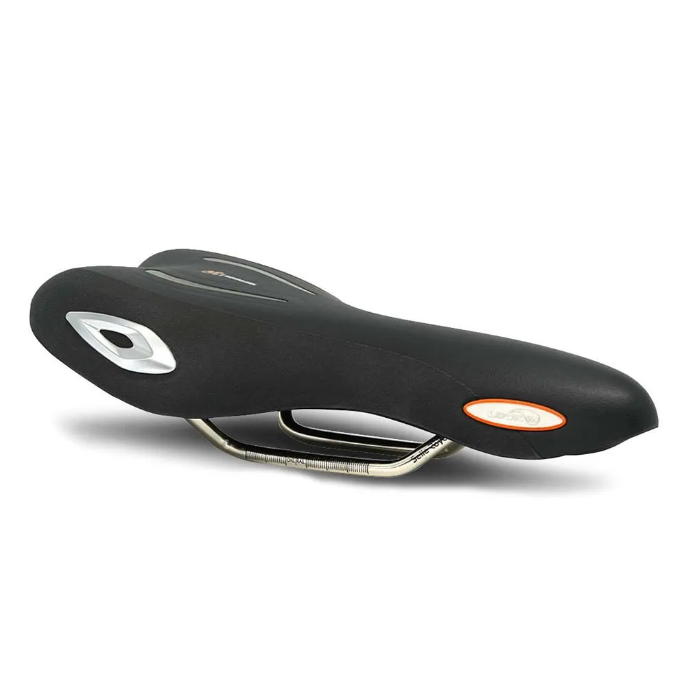 Selle Royal Lookin Stracciatella Athletic Cykelsadel, Black, 279 x 160mm