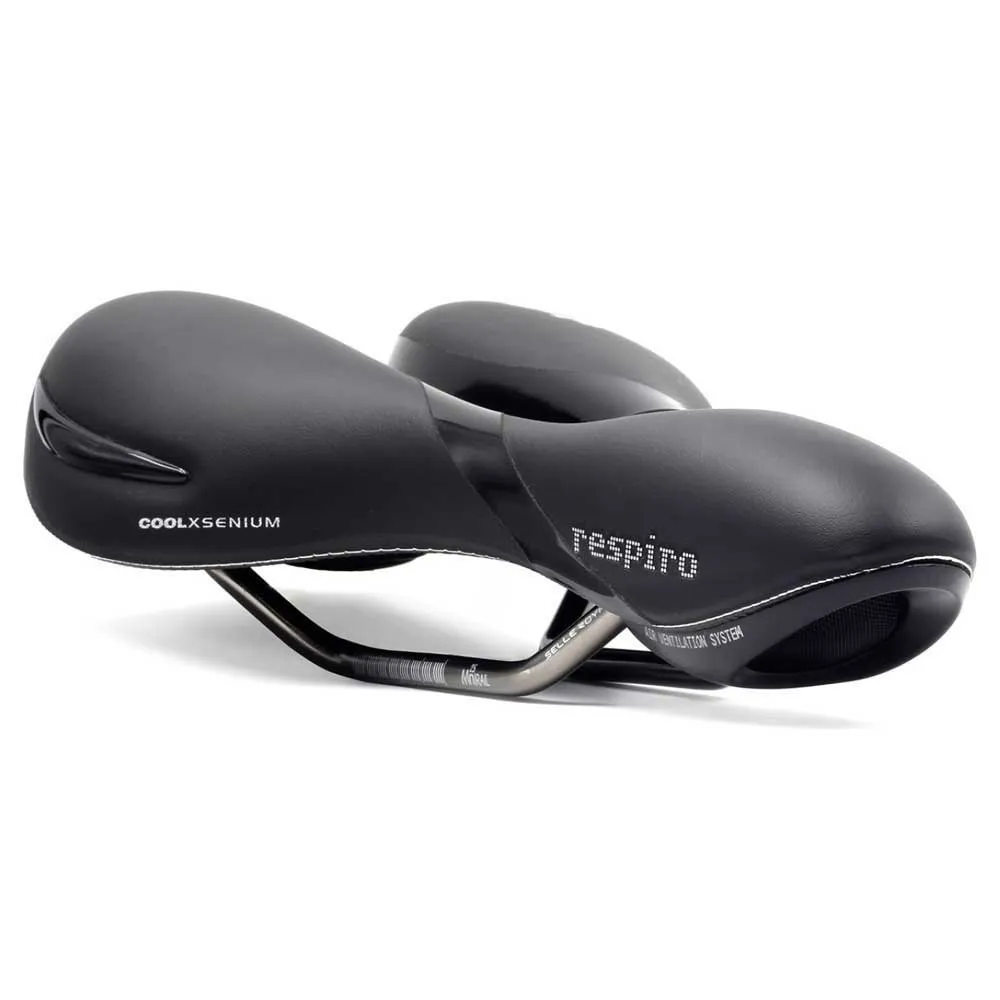 Selle Royal Respiro Athletic Cykelsadel, Black, 163mm Selle Royal Respiro Athletic Cykelsadel, Black, 163mm