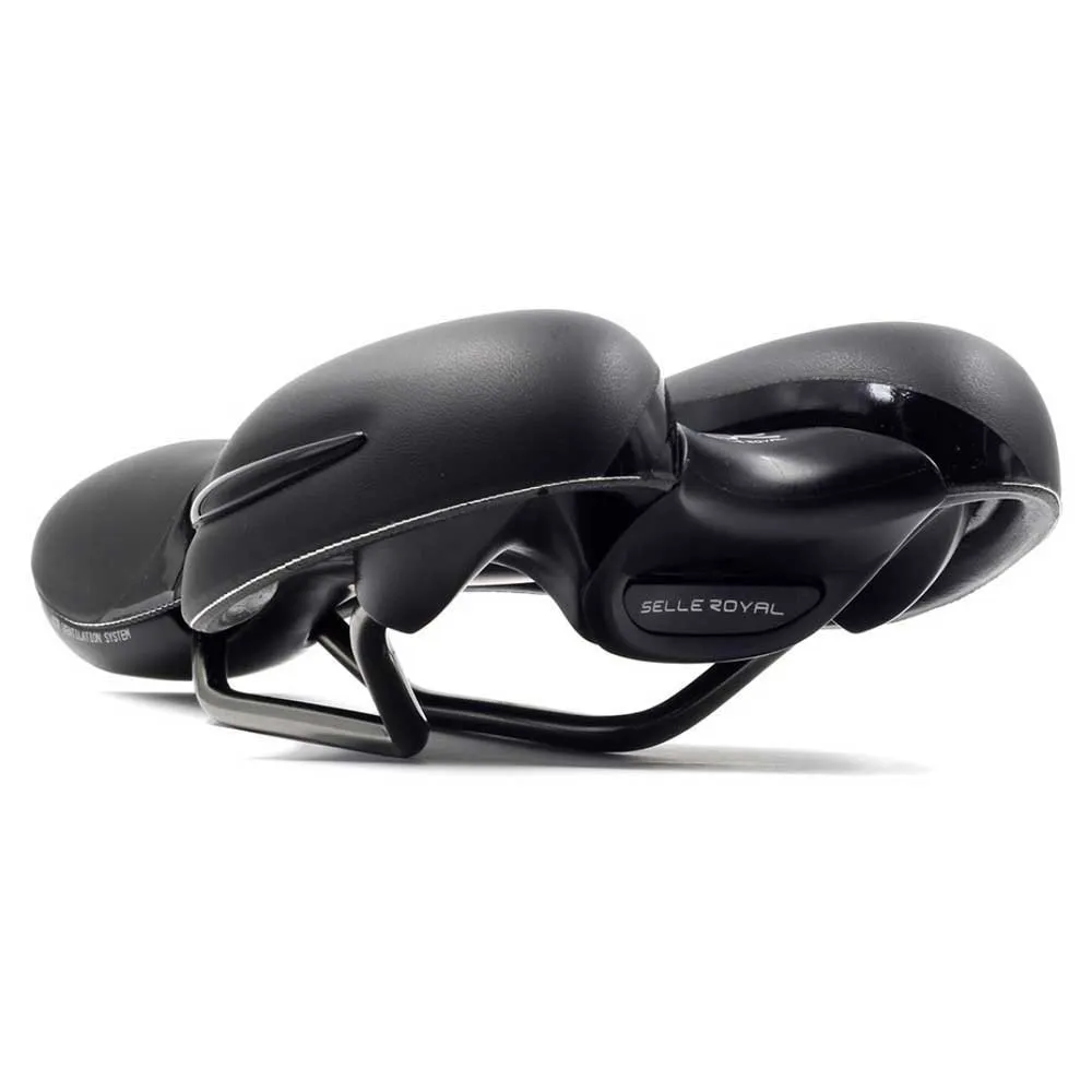 Selle Royal Respiro Athletic Cykelsadel, Black, 163mm Selle Royal Respiro Athletic Cykelsadel, Black, 163mm