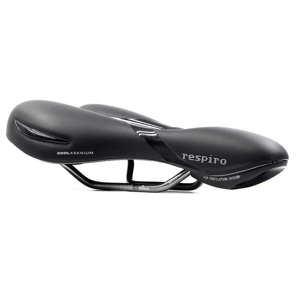 Selle Royal Respiro Moderate Cykelsadel, Black, 182mm