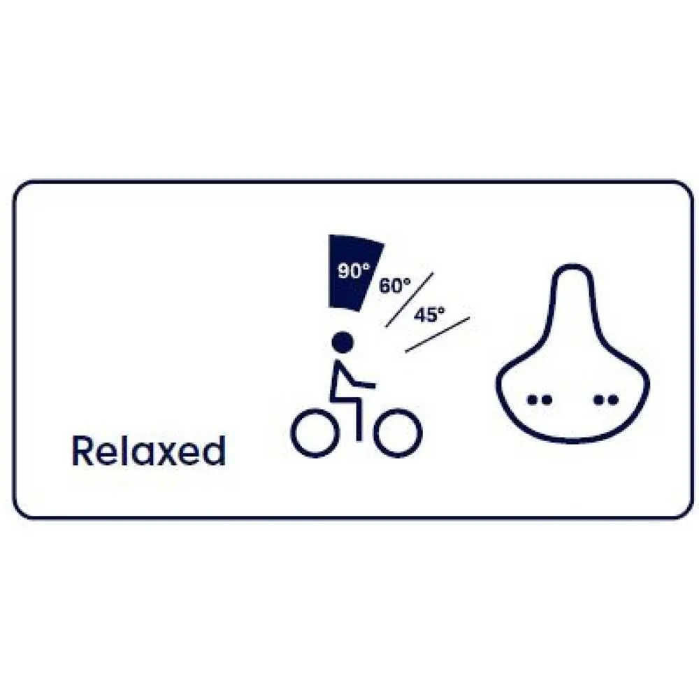 Selle Royal Respiro Relaxed Sadel, Black, 227mm