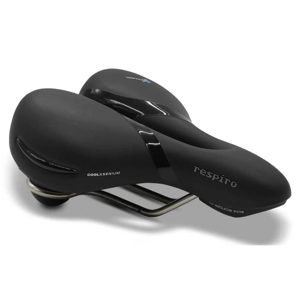 Selle Royal Respiro Relaxed Sadel, Black, 227mm
