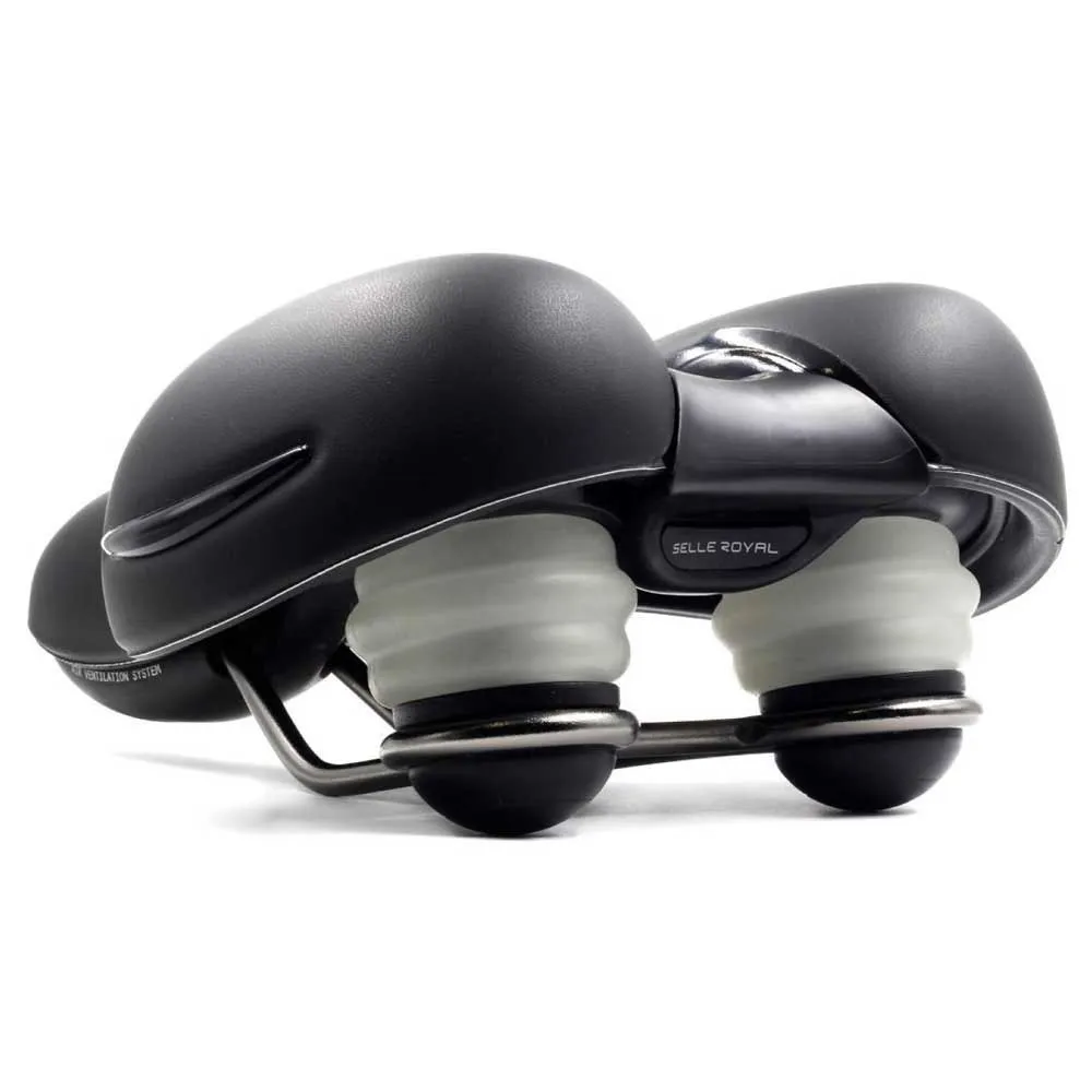 Selle Royal Respiro Relaxed Sadel, Black, 227mm