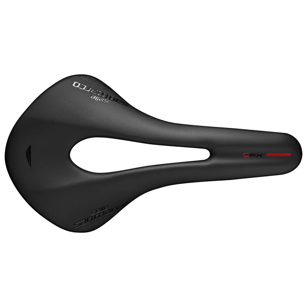 Selle San Marco Allroad Open Fit Carbon Fx Wide Cykelsadel, Black, 146mm