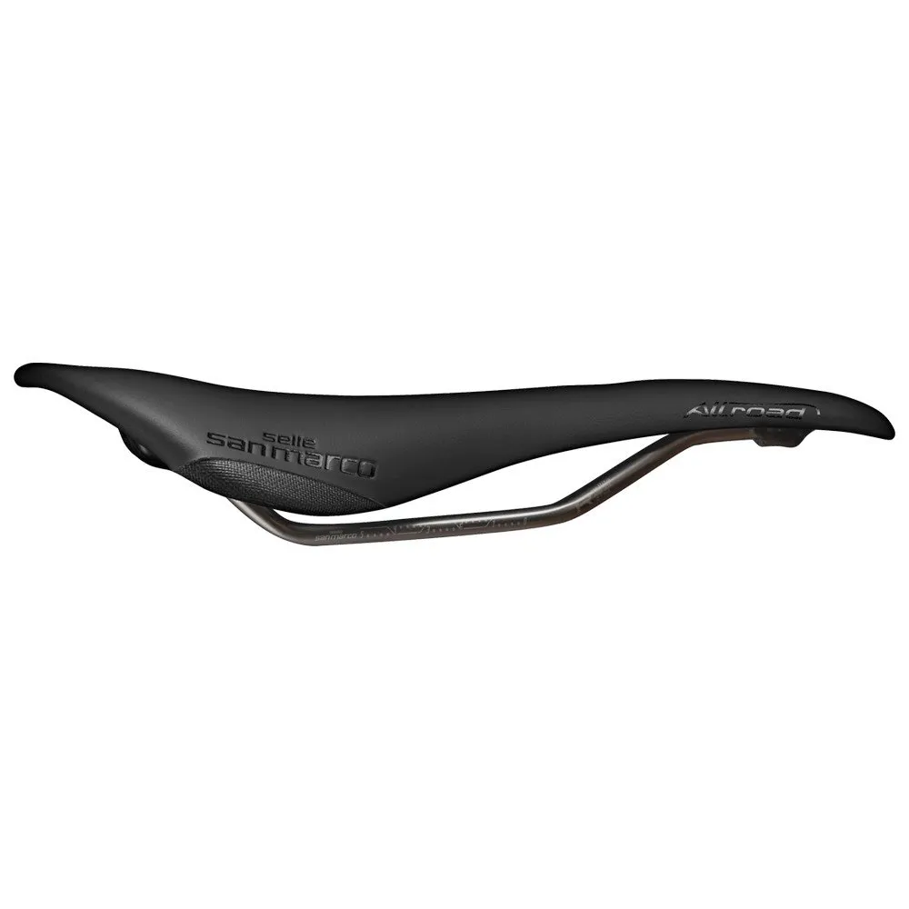 Selle San Marco Allroad Open Fit Racing Wide Cykelsadel, Black, 146mm