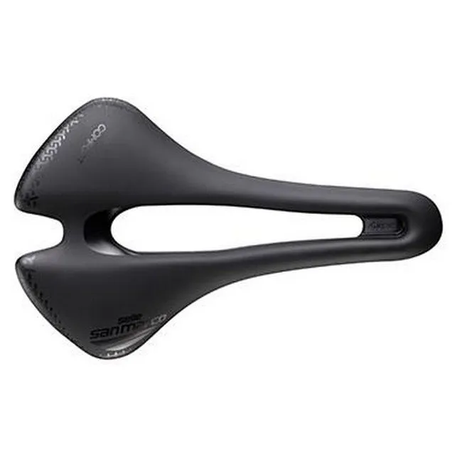 Selle San Marco Aspide Dynamic Narrow Comfort Cykelsadel, Black, 134mm