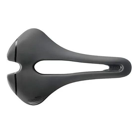 Selle San Marco Aspide Short Open-fit Sport Wide Cykelsadel, Black, 155mm