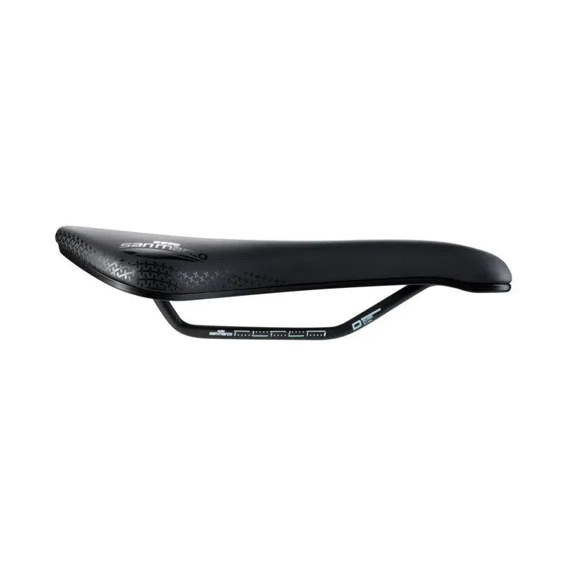 Selle San Marco ASPIDE SHORT OPENFIT COMFORT DYNAMIC, Black, 155 x 250mm Wide