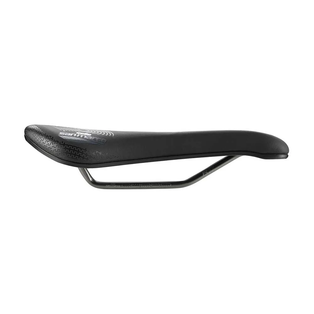 Selle San Marco Aspide Short Supercomfort Open-fit Racing Cykelsadel, Black, 139mm