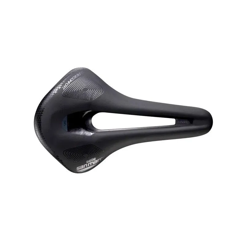 Selle San Marco ASPIDE SHORT SUPERCOMFORT SADDLE, BLACK