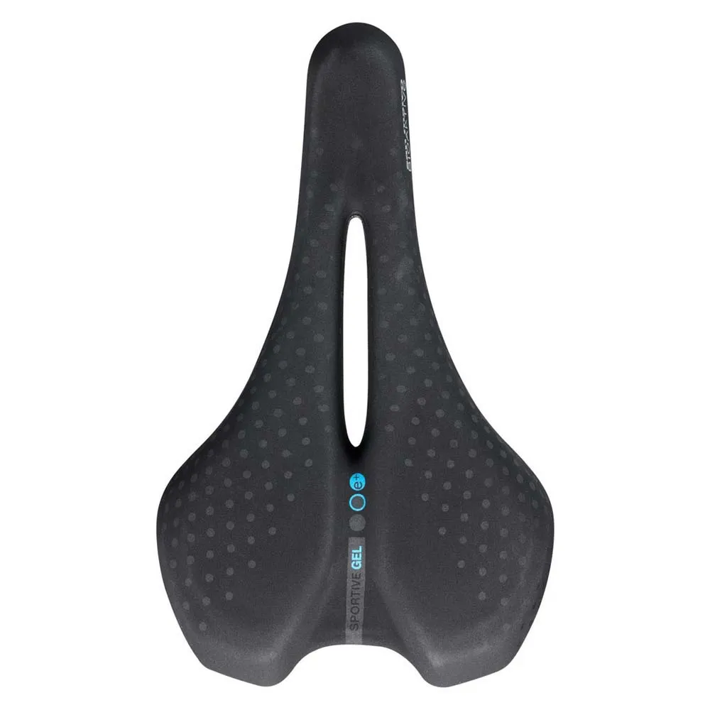 Selle San Marco Bioaktive Sportive Open-fit Gel Cykelsadel, Black, 151mm