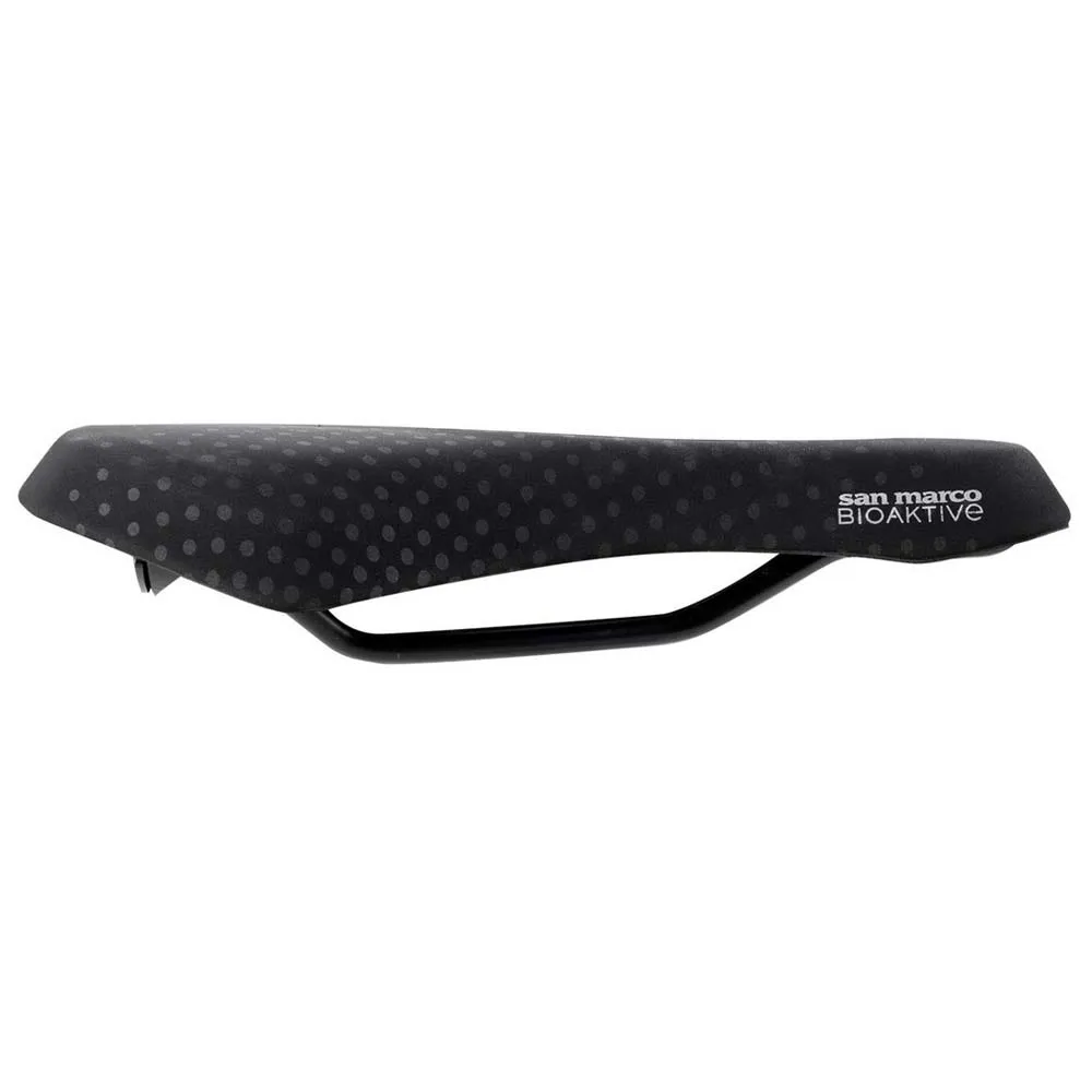 Selle San Marco Bioaktive Sportive Open-fit Gel Cykelsadel, Black, 151mm