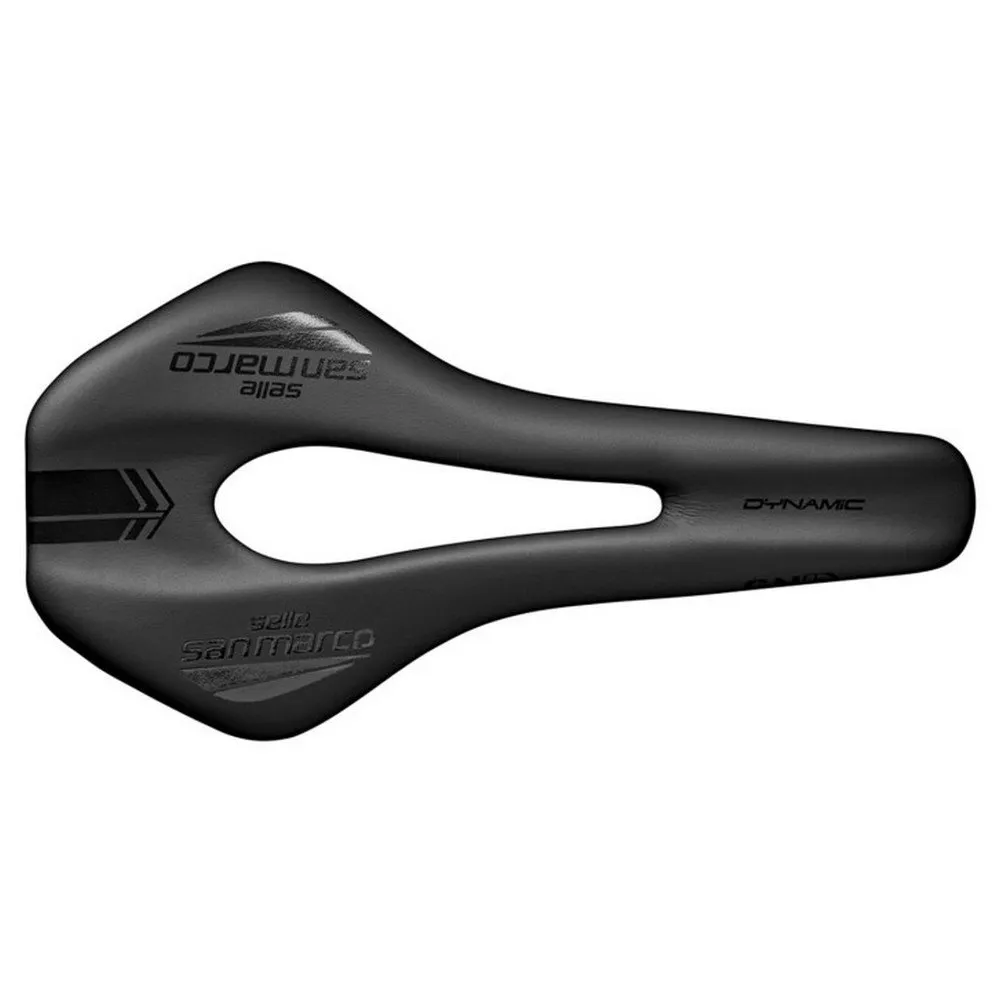 Selle San Marco Gnd Open Fit Dynamic Wide Cykelsadel, Black, 145mm Selle San Marco Gnd Open Fit Dynamic Wide Cykelsadel, Black, 145mm