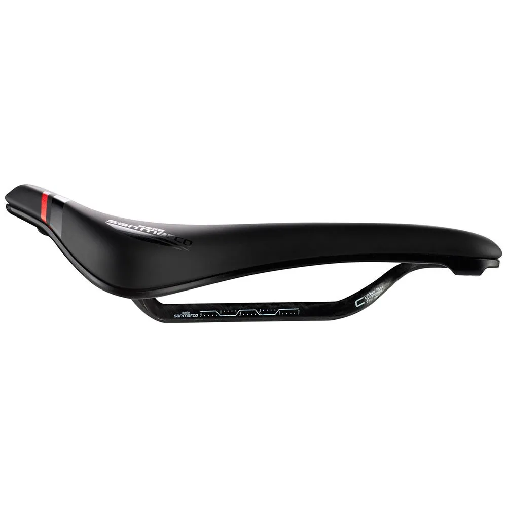 Selle San Marco Ground Short Cfx Cykelsadel, Black, 155mm