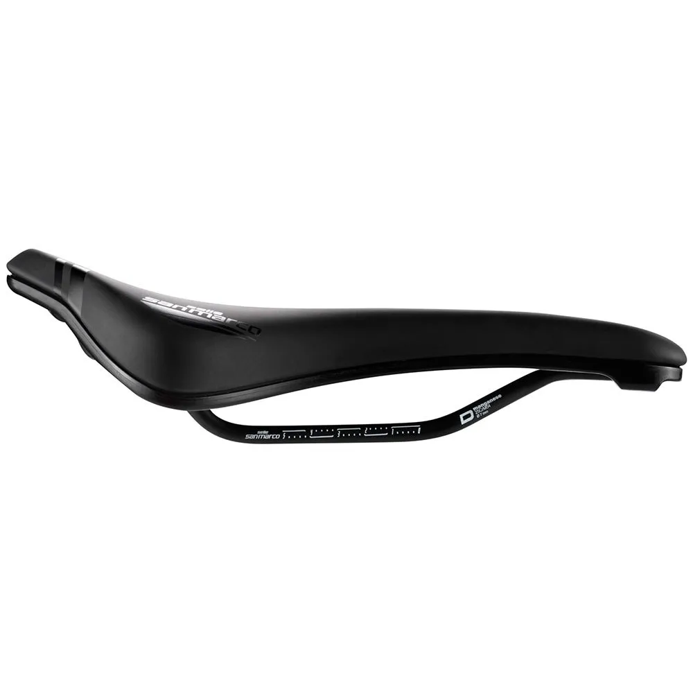 Selle San Marco Ground Short Dynamic Cykelsadel, Black, 155mm