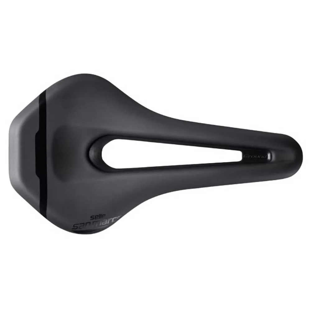 Selle San Marco Ground Short Sport Narrow Cykelsadel, Black, 140mm