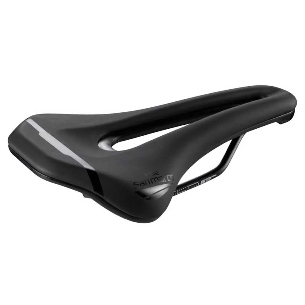 Selle San Marco Ground Short Sport Narrow Cykelsadel, Black, 140mm