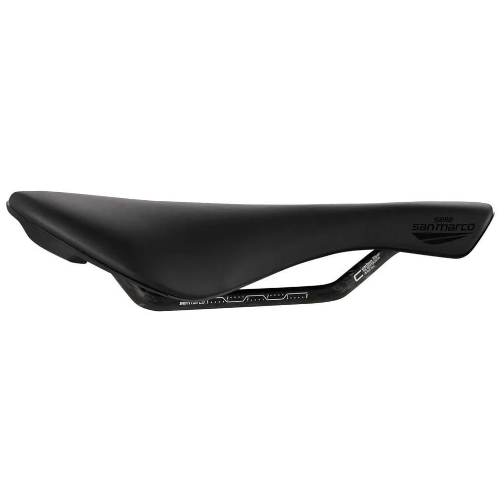 Selle San Marco Mantra Carbon Fx Cykelsadel, Black, 150mm