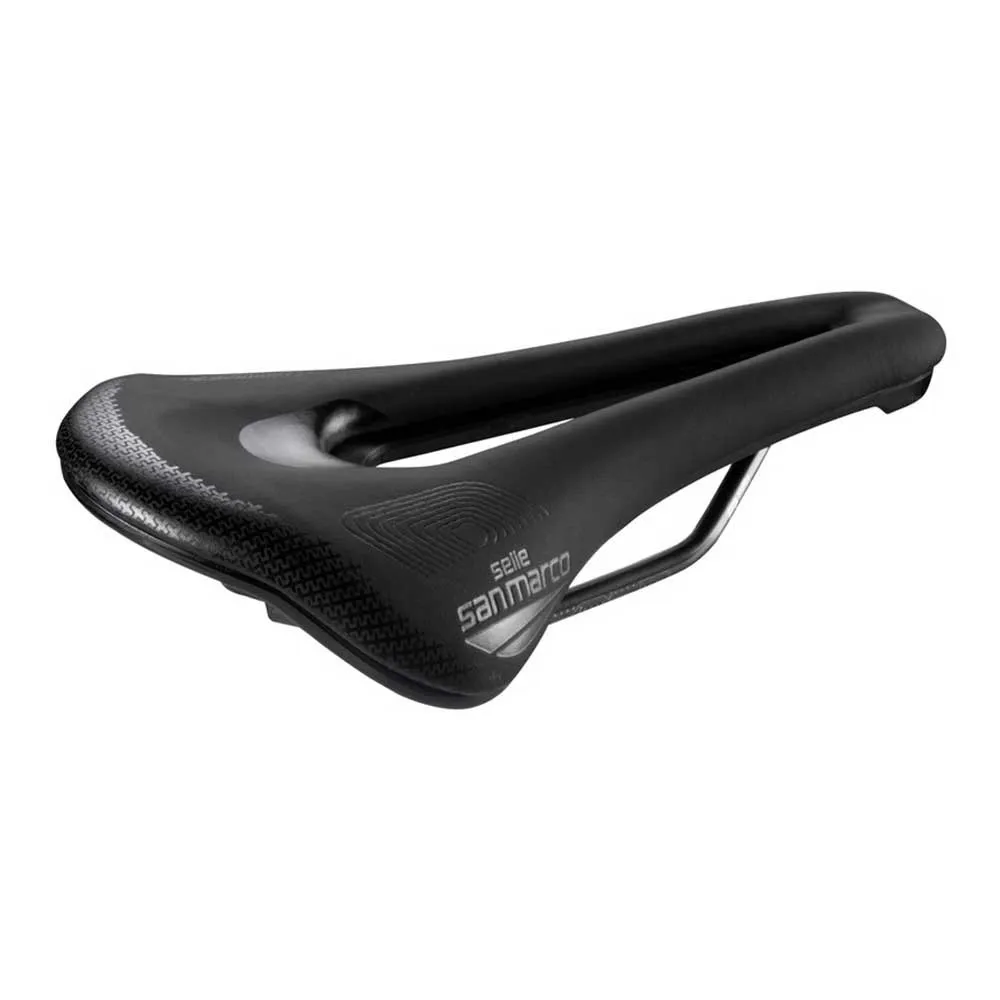 Selle San Marco Shortfit 2.0 Supercomfort Open-fit Racing Narrow Cykelsadel Refurbished, Black, 140mm Selle San Marco Shortfit 2.0 Supercomfort Open-fit Racing Narrow Cykelsadel Refurbished, Black, 140mm