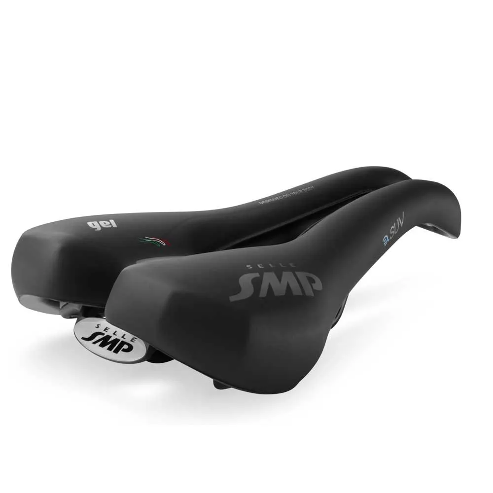 Selle SMP E-suv Gel Cykelsadel, Black, 160mm
