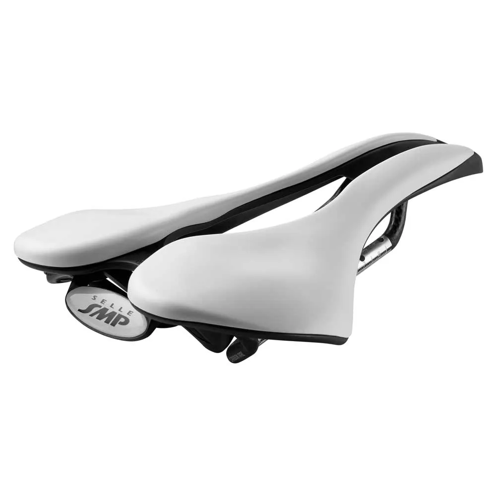 Selle SMP Evo 30c Carbon Rail Cykelsadel, White, 150mm Selle SMP Evo 30c Carbon Rail Cykelsadel, White, 150mm