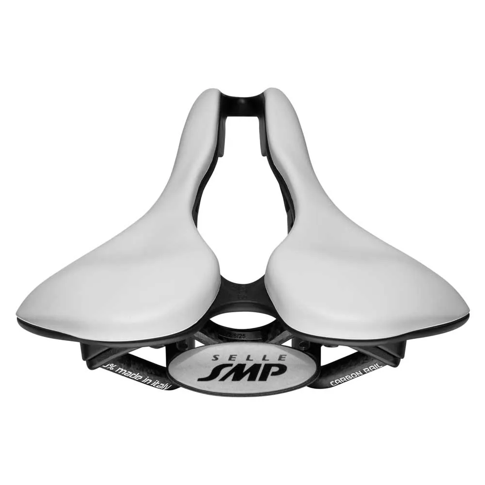 Selle SMP Evo 30c Carbon Rail Cykelsadel, White, 150mm Selle SMP Evo 30c Carbon Rail Cykelsadel, White, 150mm