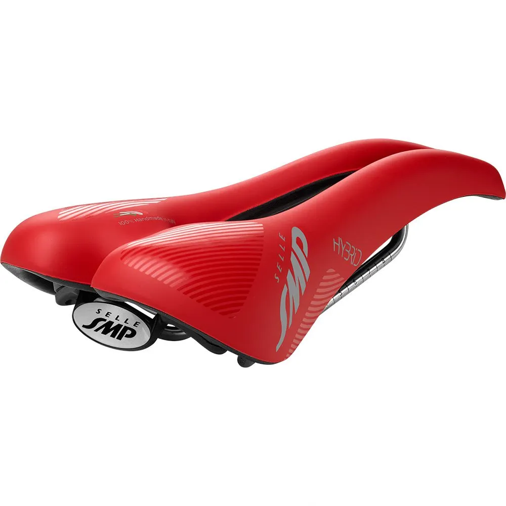 Selle SMP Hybrid Cykelsadel, Red matt, 140mm Selle SMP Hybrid Cykelsadel, Red matt, 140mm